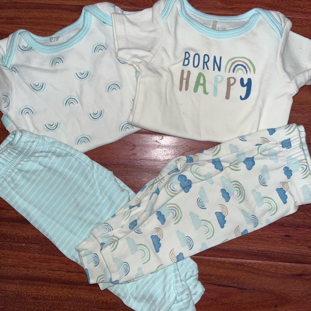Rainbow baby set